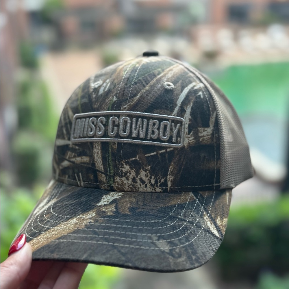 Miss Cowboy Camo Club Hat